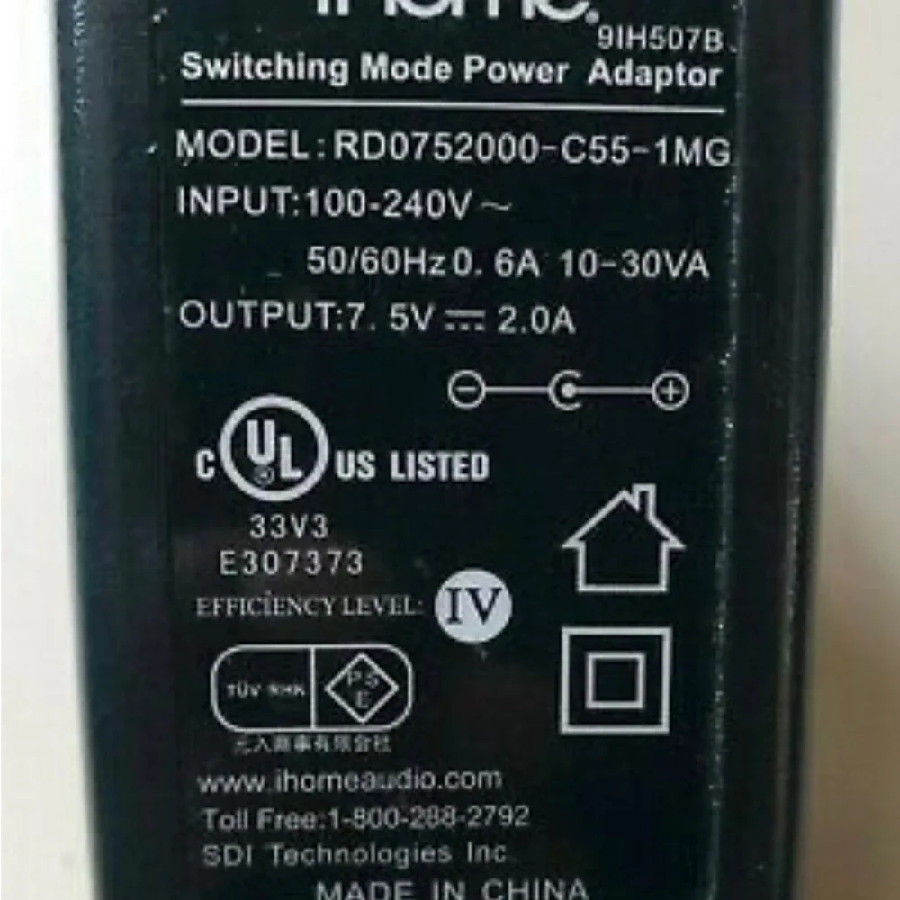 iHome 9iH507B Switching Mode Power